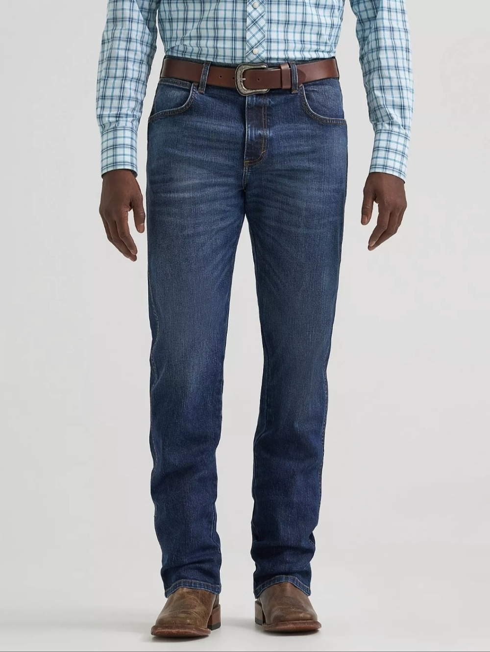 Wrangler Retro Slim Straight Jeans - Indigo Blue